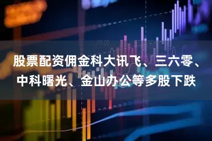 股票配资佣金科大讯飞、三六零、中科曙光、金山办公等多股下跌