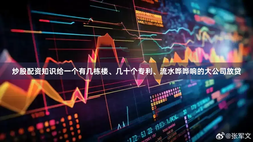 炒股配资知识给一个有几栋楼、几十个专利、流水哗哗响的大公司放贷